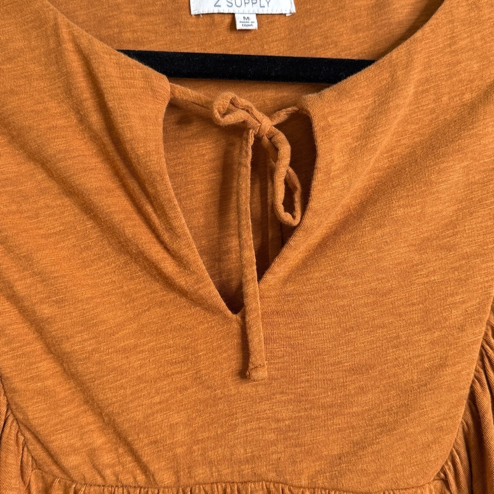 Z Supply Ventura mini dress in spice women’s medium EUC - Picture 4 of 7